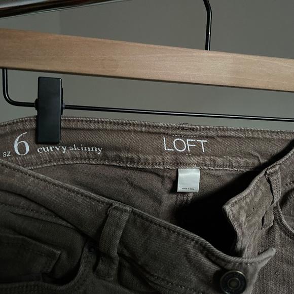 Ann Taylor Loft: Brown jeans - Picture 3 of 5